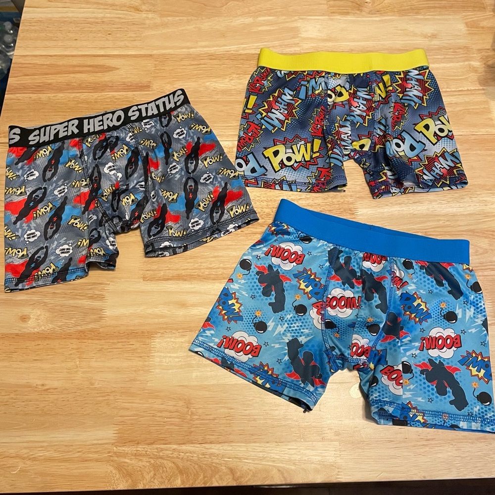 Superhero boys size 8 Boxer Briefs